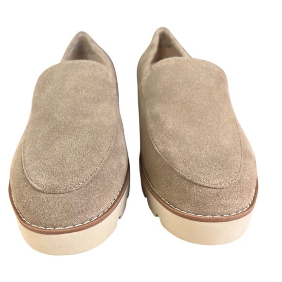 Vionic Womens Kensley Slip-On Loafers Taupe Suede Size 6 Wide - Picture 7 of 10